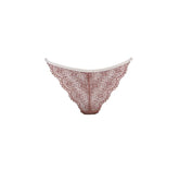 Culotte en dentelle rose poudrée Mata Powder Pink